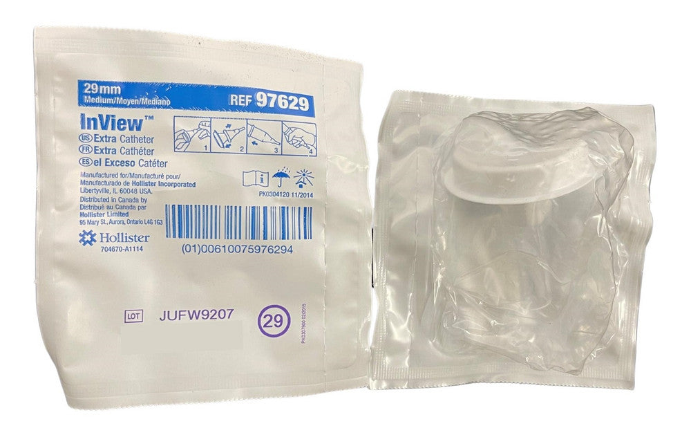 Hollister | InView Extra Silicone Male External Self Adhesive Catheter Men Sheath Condom - All Sizes