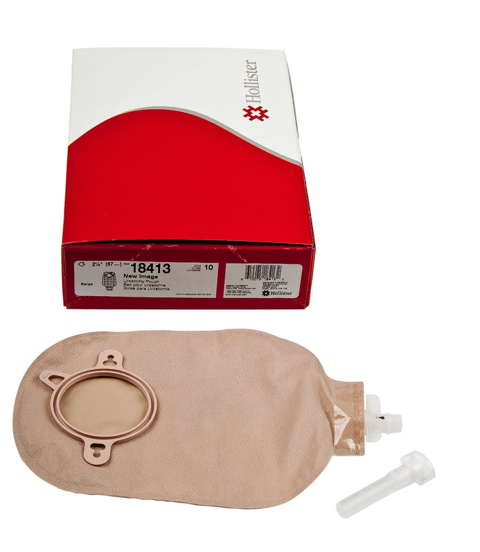 Hollister New Image Two-Piece Maxi Urostomy Pouches With Control Flow - All Sizes