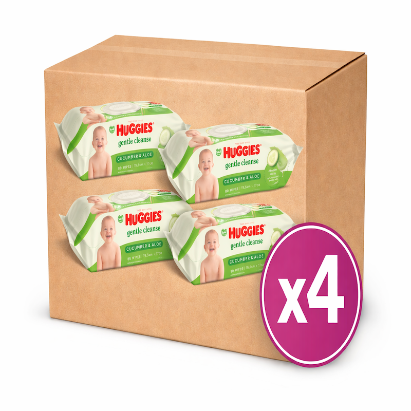 Huggies | Thick Baby Wipes Cucumber & Aloe 80 pack