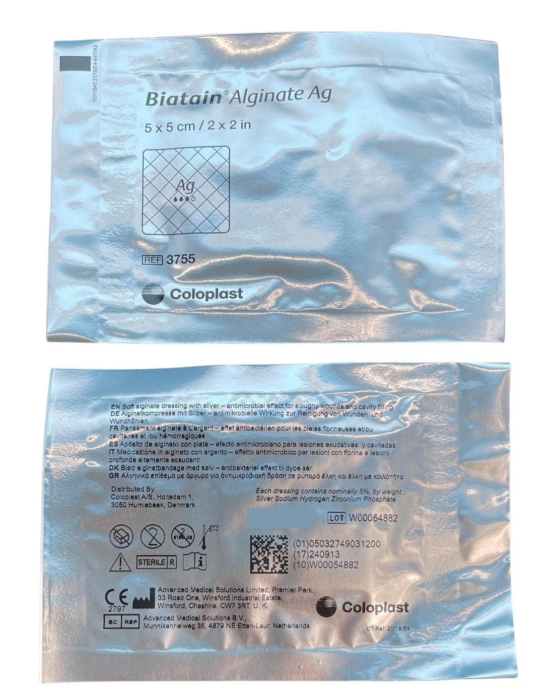 Coloplast Biatain Alginate Ag Dressing - All Sizes
