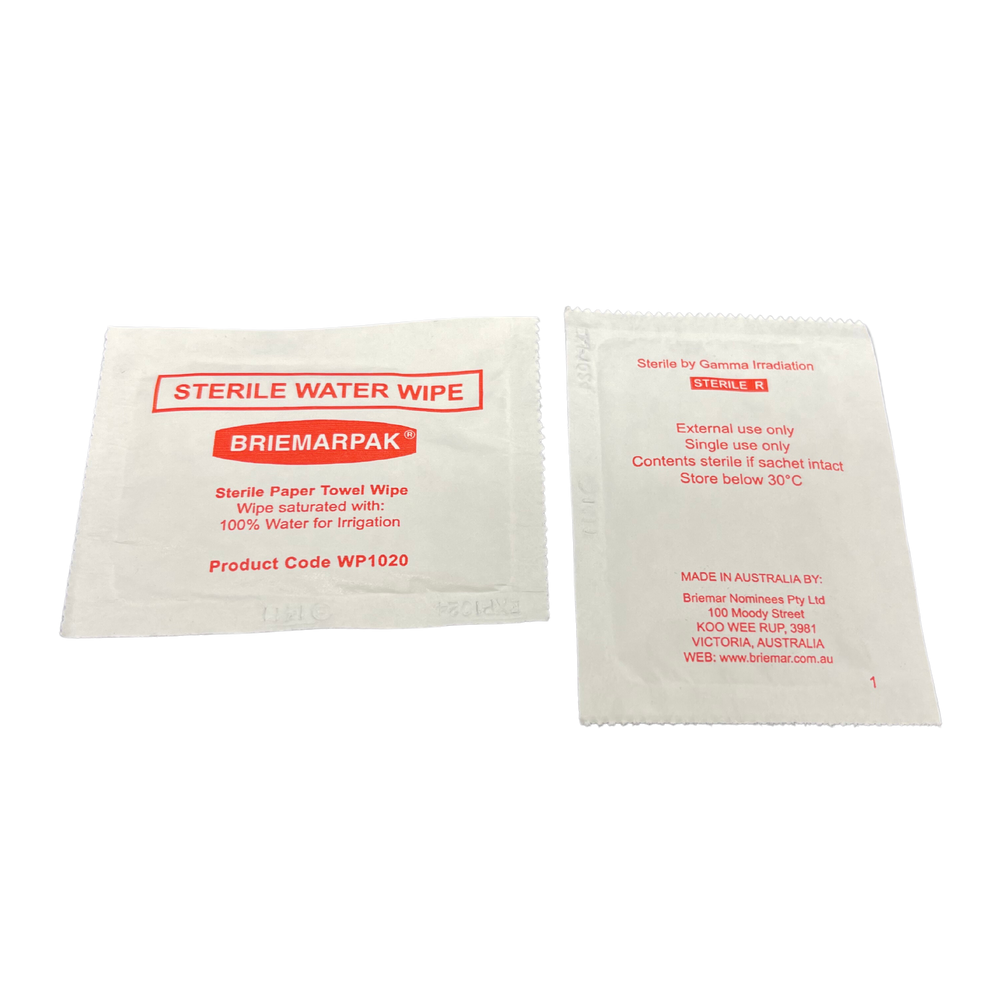 Briemarpak Water Wipes Sterile Paper Towel WP1020