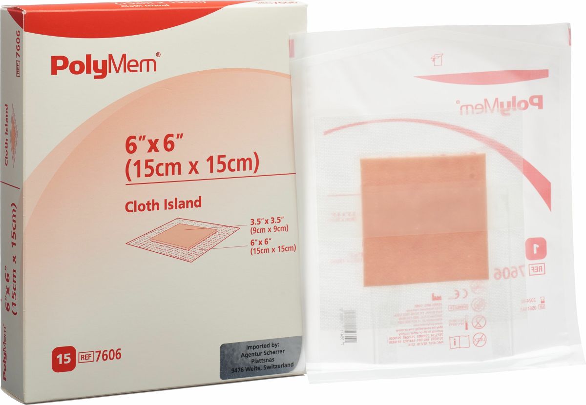 PolyMem Adhesive Film Island Dressing - All Sizes