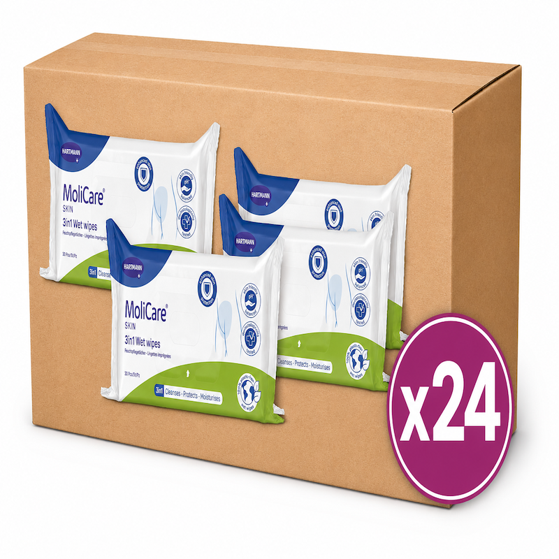 MoliCare | Skin 3-in-1 Wet Wipes 30Pcs 995097