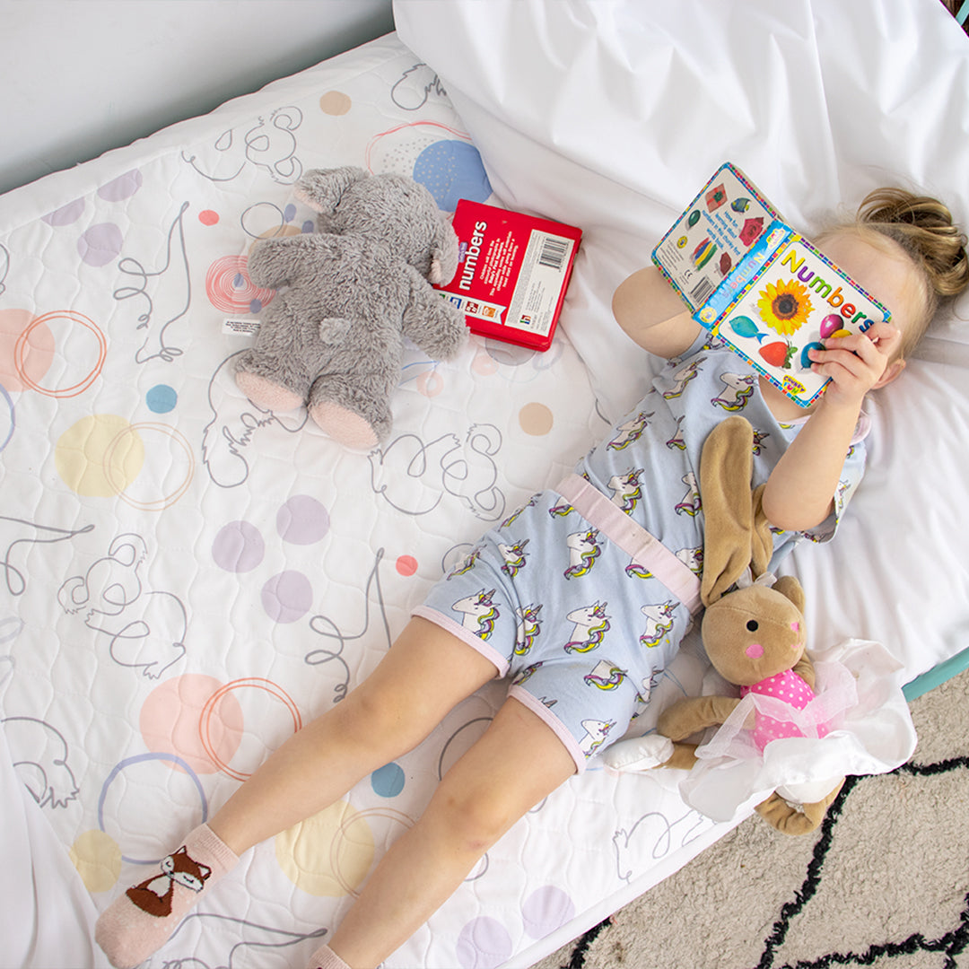 Night N Day | Joey Kids Printed Waterproof Bed Pad (With Wings)