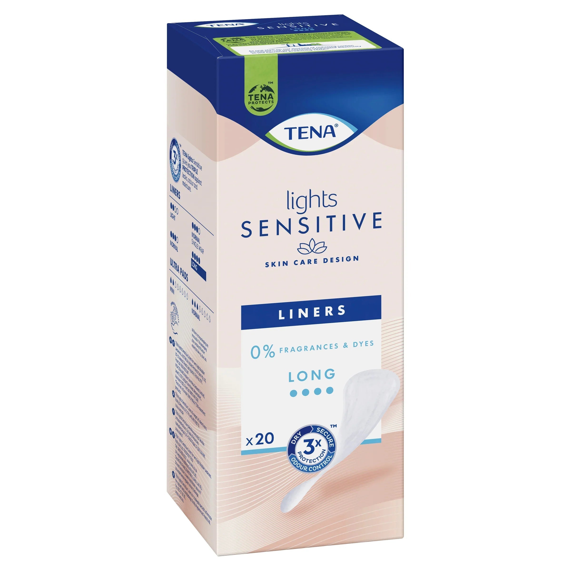 TENA | Lights Sensitive Liners Long Length 211174