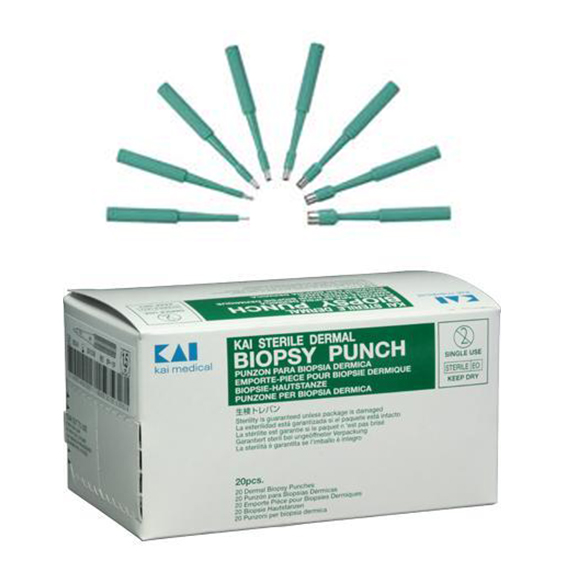 Kai Biopsy Punch, Sterile, 2mm, 20 per Box – KEEPING CONTAINED CARE PTY LTD