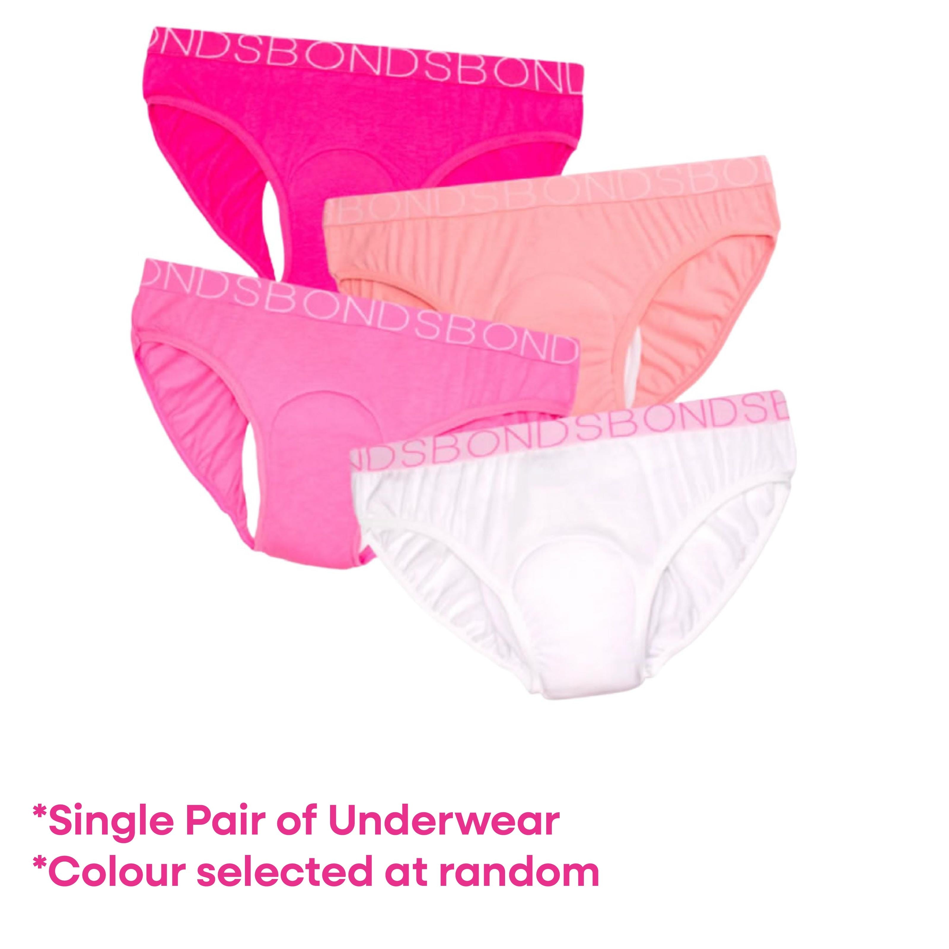 Night N Day | Girl's BONDS Bikini Brief with incontinence pad (single)