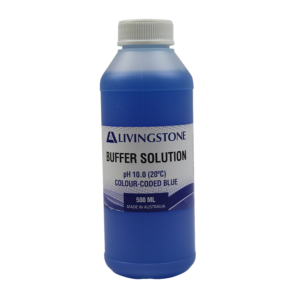 Buffer Solution, pH 10.0, (20degC), Colour-coded, Blue, 500ml – KEEPING ...
