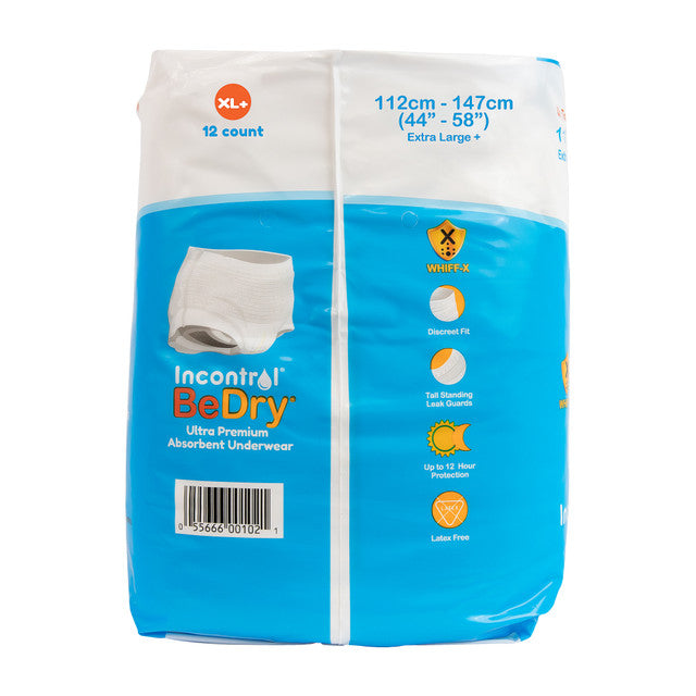 Incontrol | BeDry Ultra Premium Underwear - All Sizes