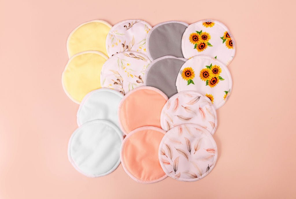 Organic Bamboo Reusable Breast Pads (14 pack) - Bubba Bump