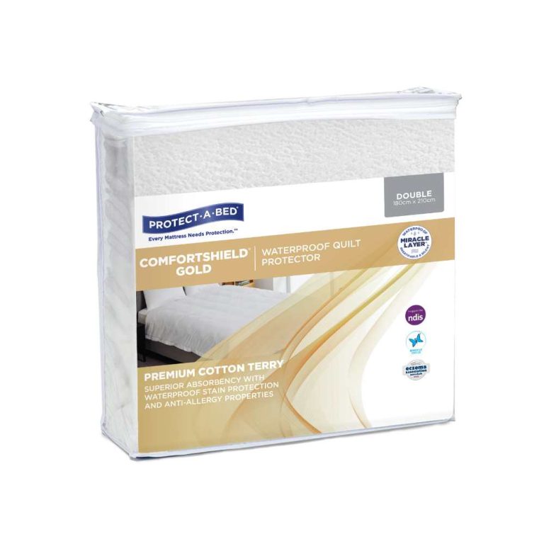 Protect-A-Bed Comfortshield Gold Quilt Protector - All Sizes