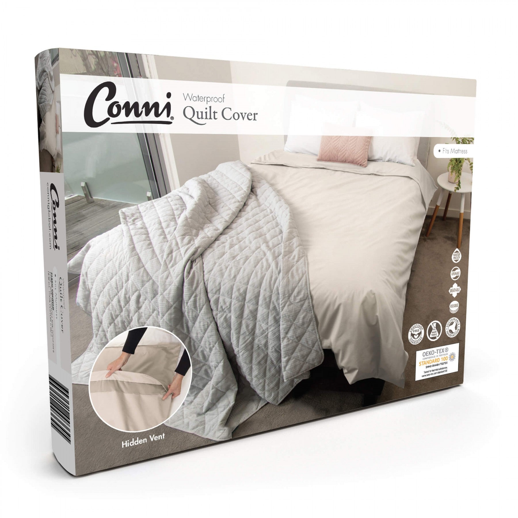 Conni Waterproof Quilt Cover, Each - All Types