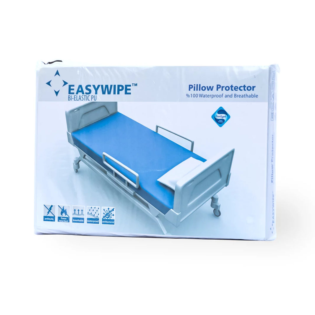 Caretex® | Easywipe PU Hospital Grade Pillow Protector Zipper Closure 4-Way Stretch
