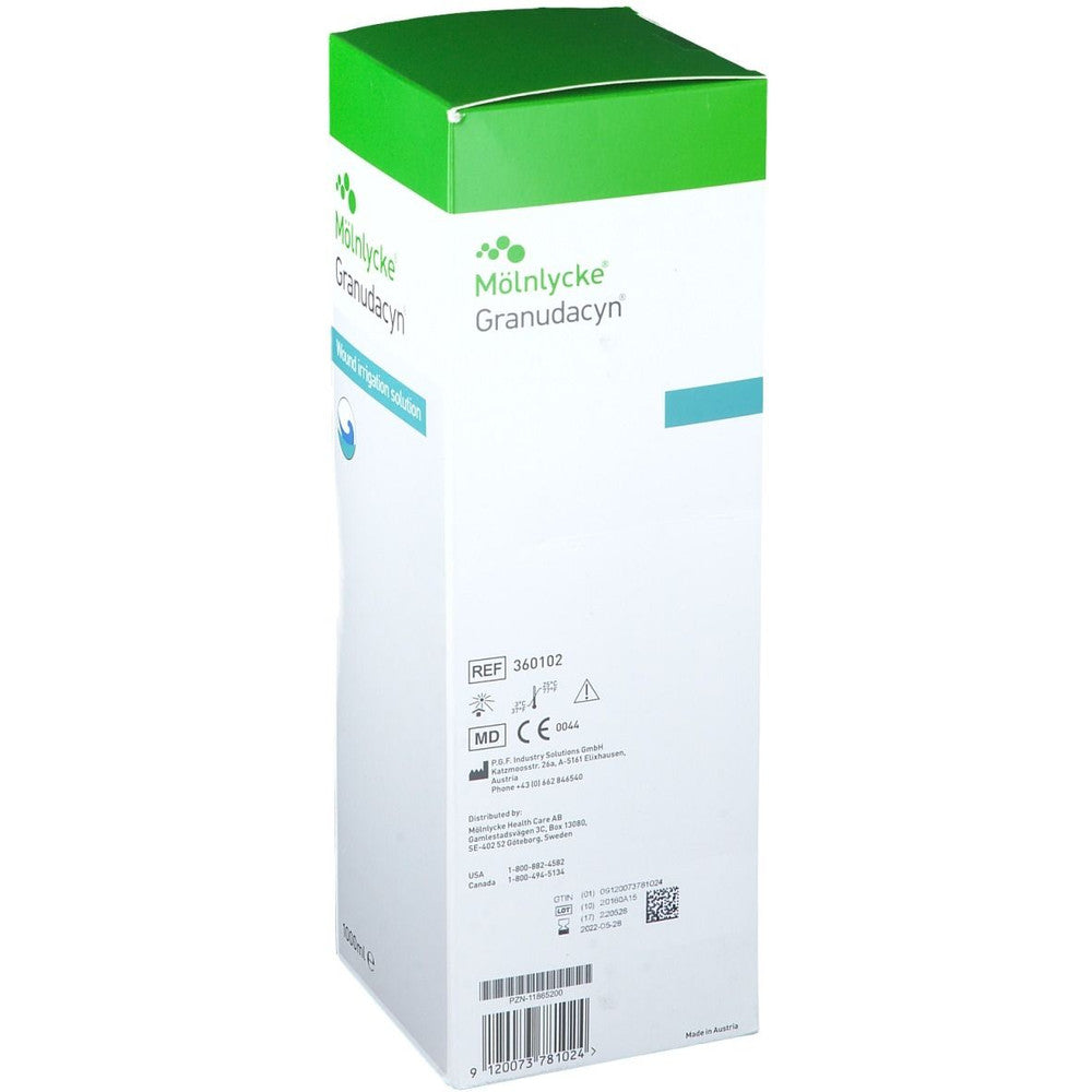Molnlycke Granudacyn Wound Irrigation Solution Npwt (500mL / 1000mL)