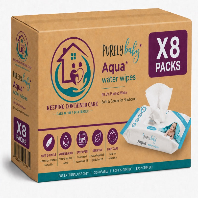 Reynard | Purely Baby Aqua+ 99.25% Water Wipes 70 Pack HN-PB102