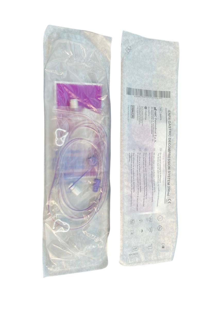 Medicina ENFit Gastric Decompression Systems 250mL / 500L (EV01L / EV02L)
