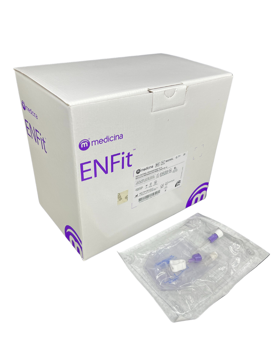 Medicina | ENFit Enteral Drainage Bag 50mL, 100mL, 250mL, 500mL, 1000mL