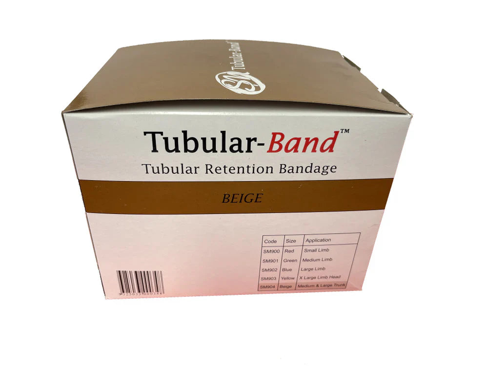 Tubular Band Retention Bandage, Latex Free, Roll of 10M - All Sizes