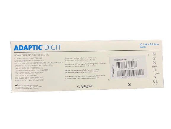 Adaptic Digit Non-Adhering Dressing, Finger /Toe - All Sizes – KEEPING ...