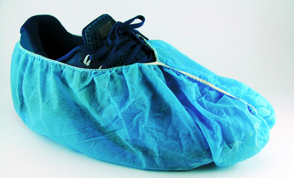 Anti Skid Lab Safety Disposable Protective Non Slip Overshoes  Shoe Covers Non-Skid Non-Slip PolyproPylene PP, 5 x 100 pcs/bag,500pcs/ctn
