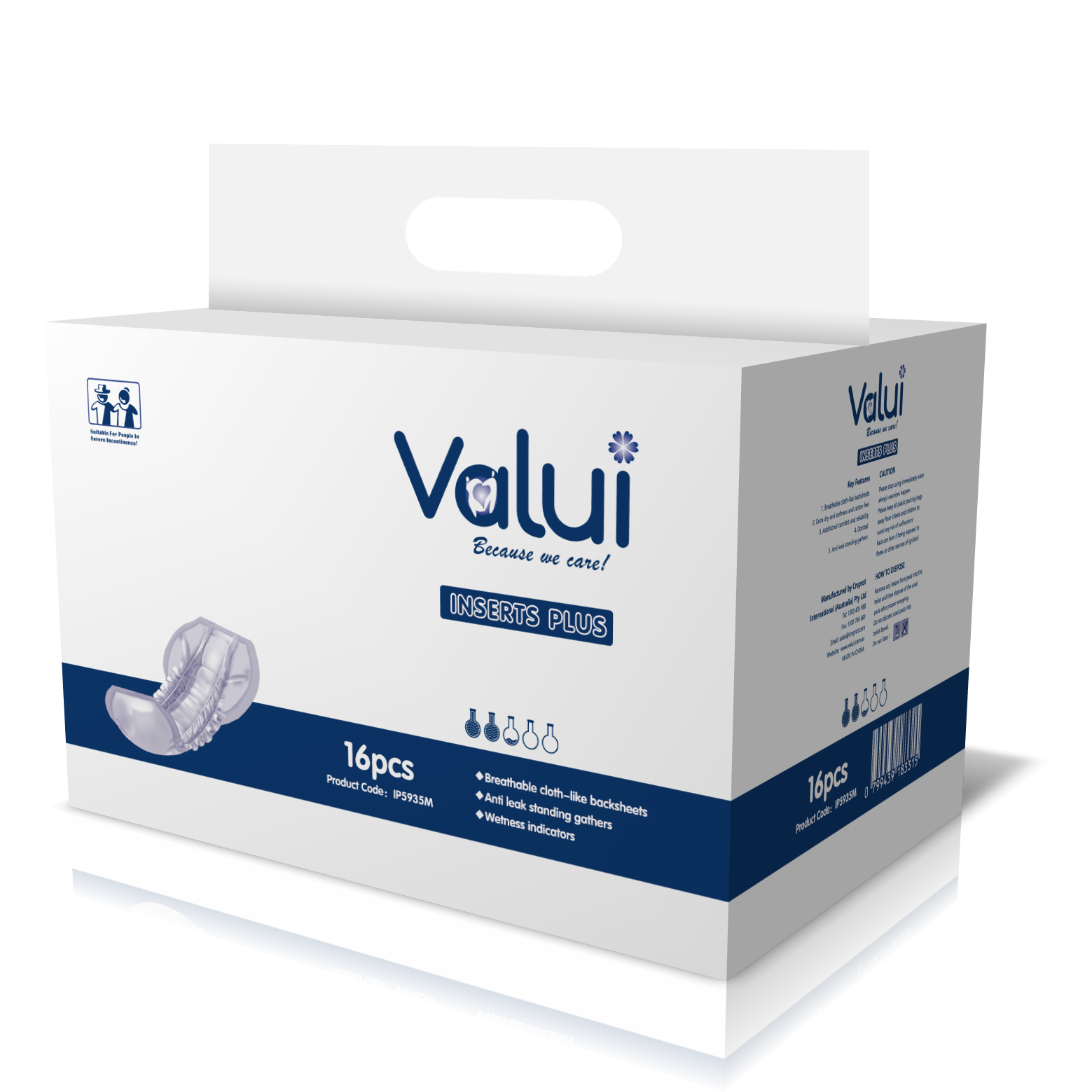 Plus Plus Display Insert Valui Plus Insert Pads 2700ml Incontinence Solution – KEEPING CONTAINED ...
