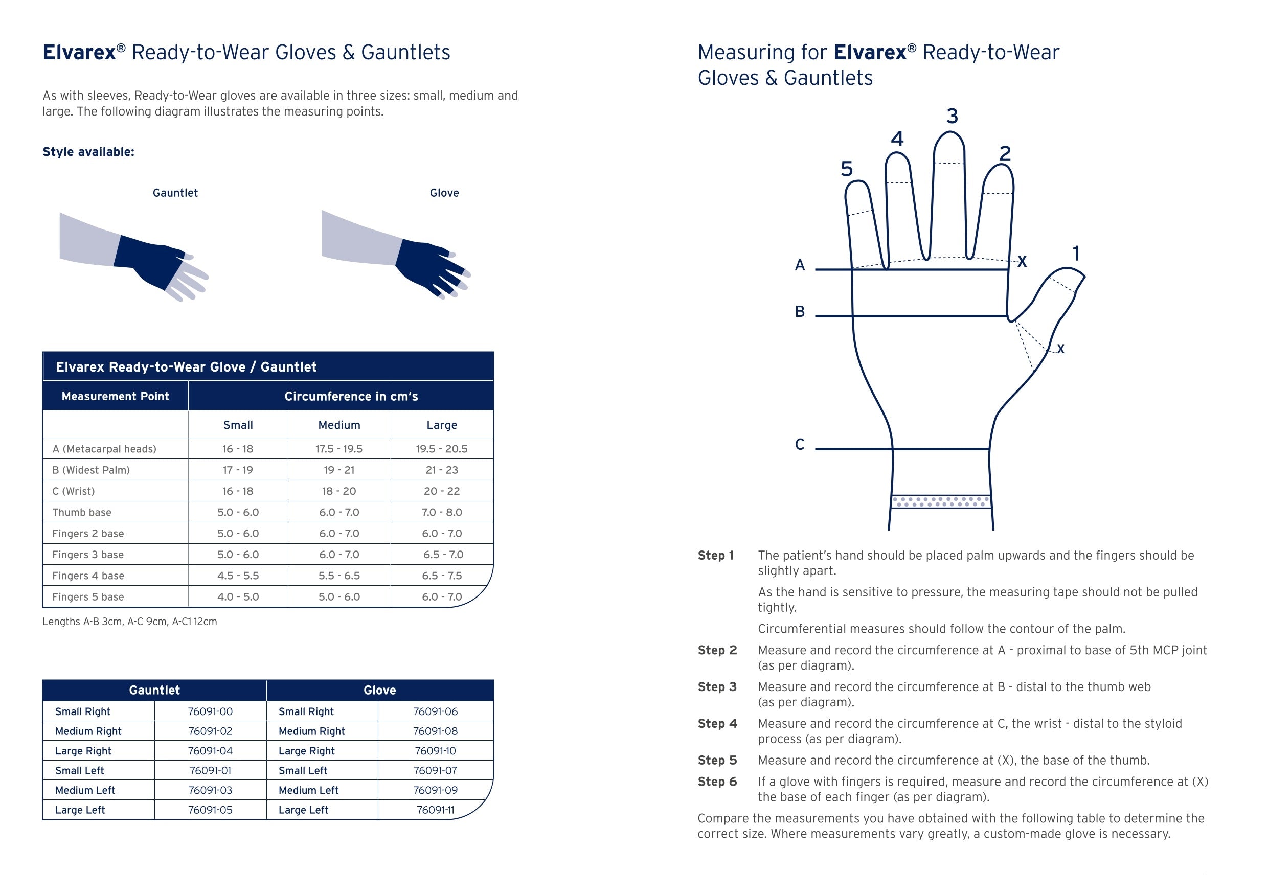 JOBST Elavrex2 Ready-To-Wear Gloves, Each - All Sizes