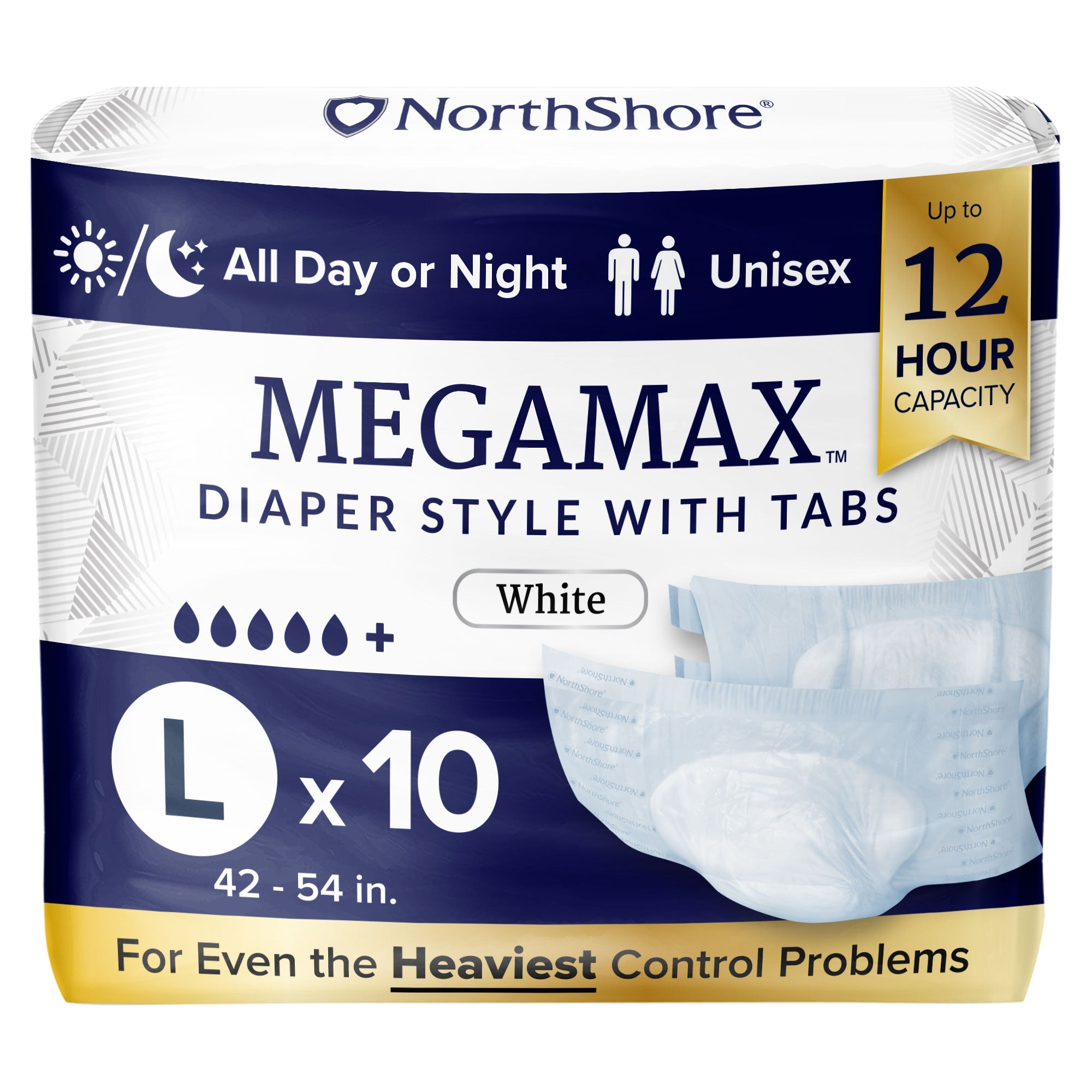 NorthShore | MEGAMAX 6500ml Capacity 10Pc - All Sizes XS/S/M/L/XL