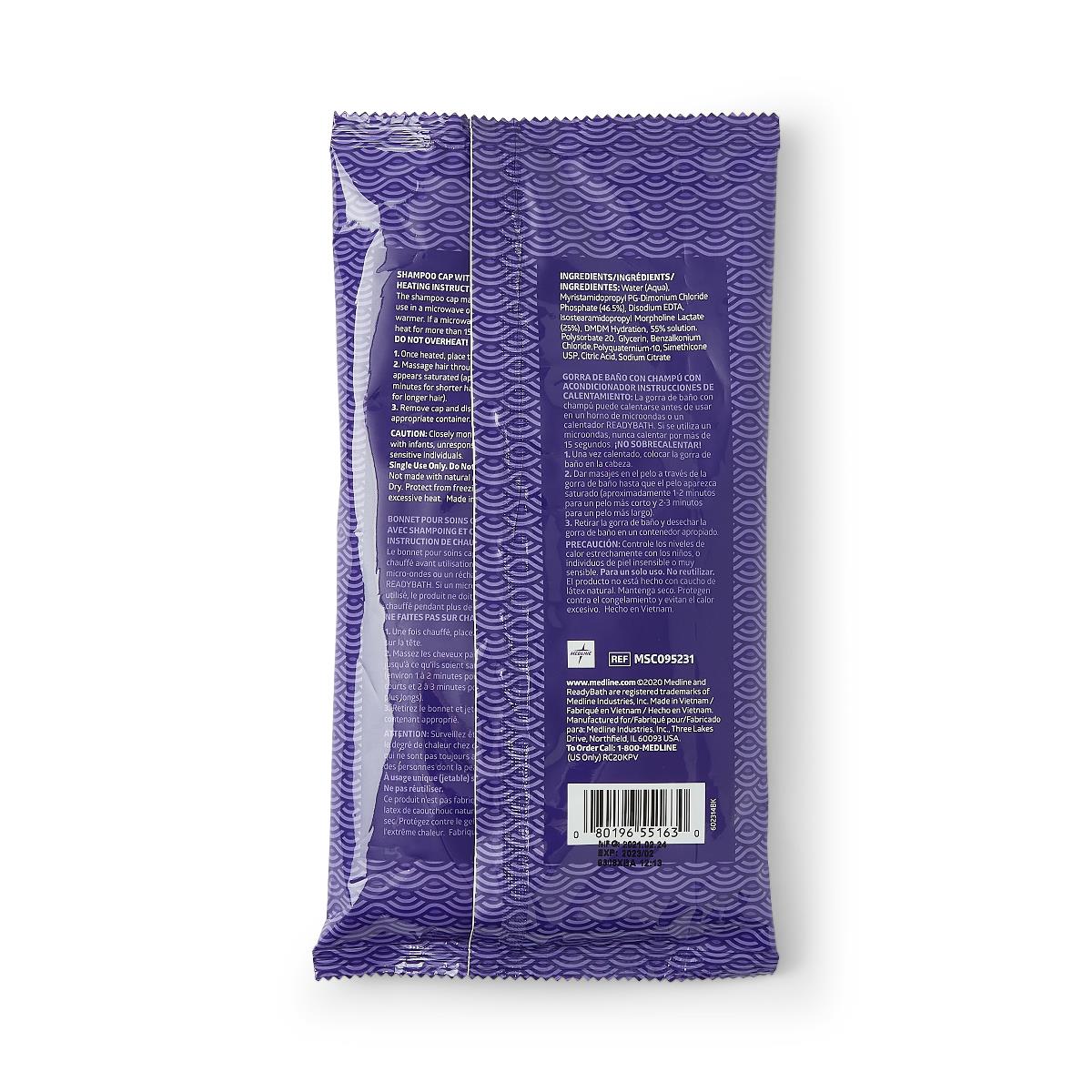 Medline | Readybath Shampoo Cap Fragrance Free 1Pc MSC095231