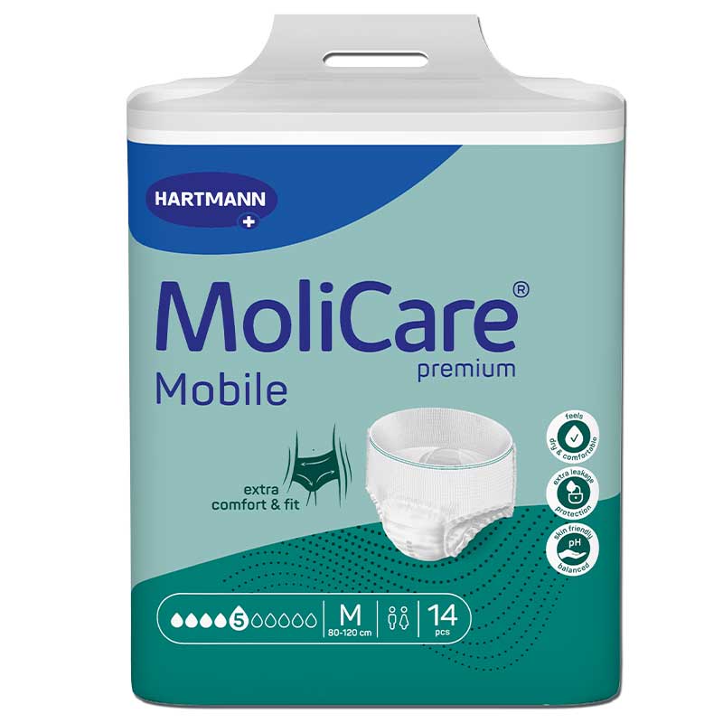 MoliCare | Premium Mobile Pull-Up Pants 5 Drops - All Sizes S/M/L/XL