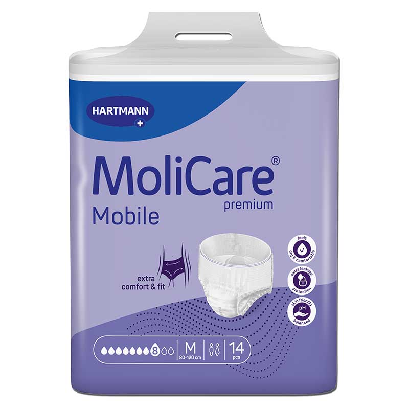 MoliCare | Premium Mobile Pull-Up Pants 8 Drops - All Sizes S/M/L/XL