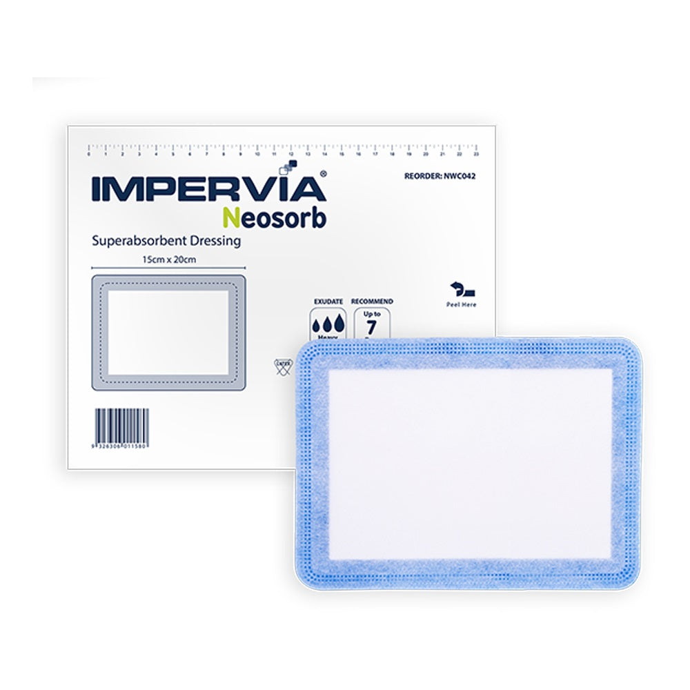 Neosorb Impervia Neosorb Superabsorbent Dressing - All Sizes – KEEPING ...