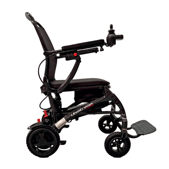 PRIDE Litestream Folding Carbon Fibre Electric Wheelchair (PWS654185)
