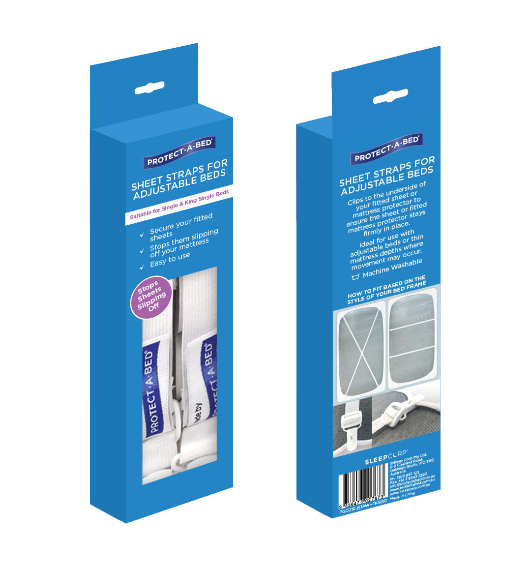 Sheet Straps For Adjustable Beds