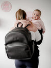 Charcoal Backpack Change Bag - Bubba Bump