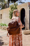Tan Backpack Change Bag - Bubba Bump