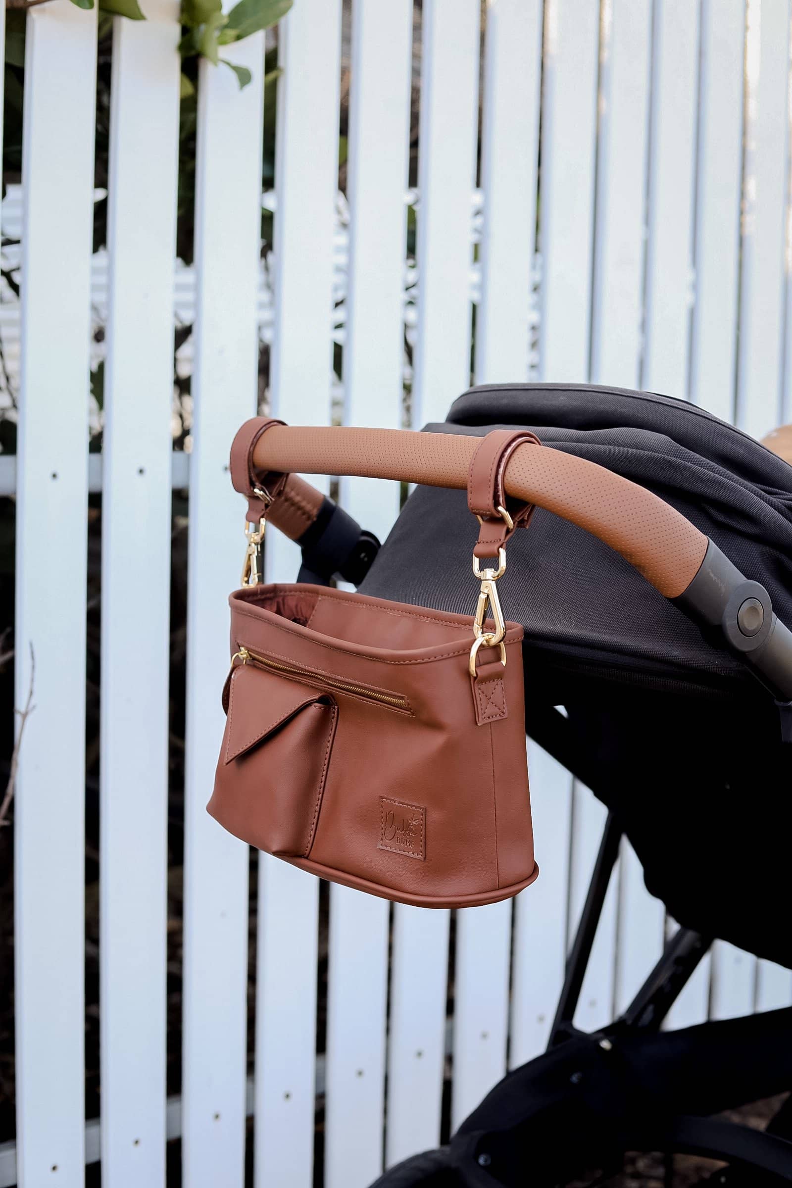 Tan Pram Caddy - Bubba Bump