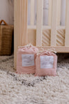 Blush Fitted Organic Bassinet Sheet/ Change Mat Cover - Bubba Bump