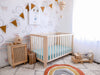 Duck Egg Blue Fitted Organic Cot Sheet - Bubba Bump