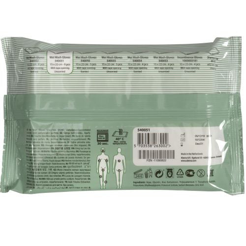 Abena Wet Wash Gloves 8pc/pack, Carton of 30 (SA540051)