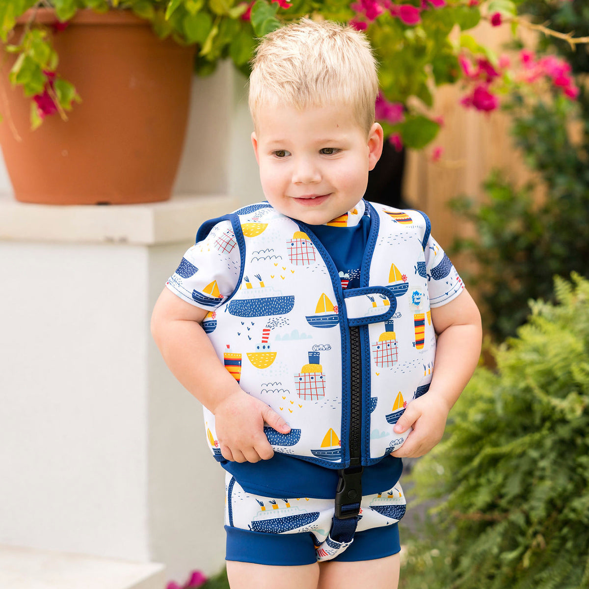 Go Splash Swim Vest Tug Boats