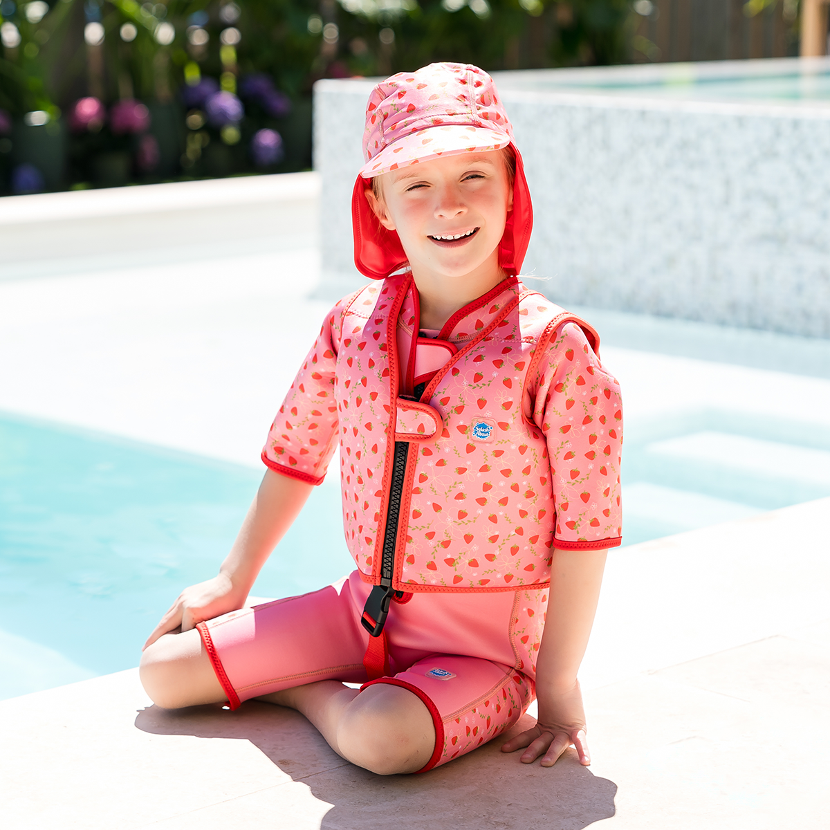 Go Splash Swim Vest Strawberry Field