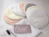 Organic Bamboo Reusable Breast Pads (7 pairs) - Bubba Bump