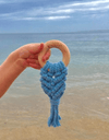 Ocean Blue Macrame Teether - Bubba Bump