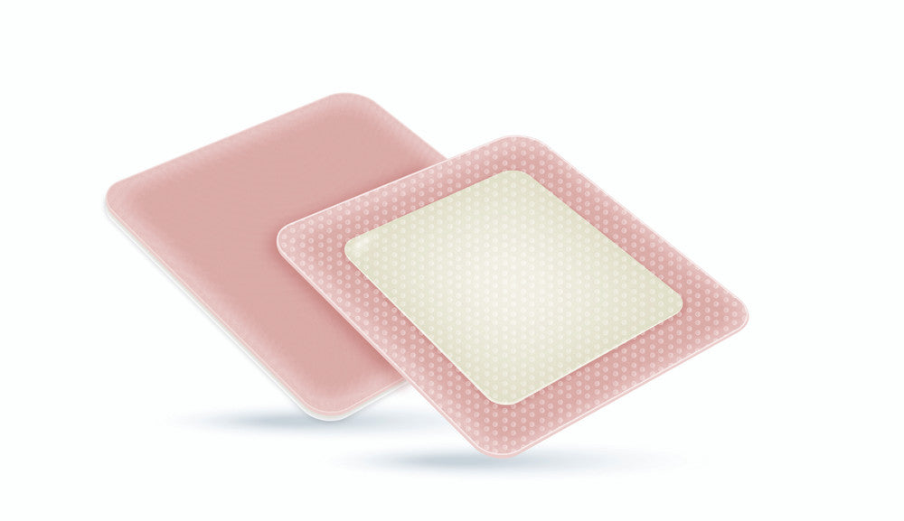 Activheal Silicon Adhesive Foam Lite Border 7.5 X 7.5cm - 10pcs/Box