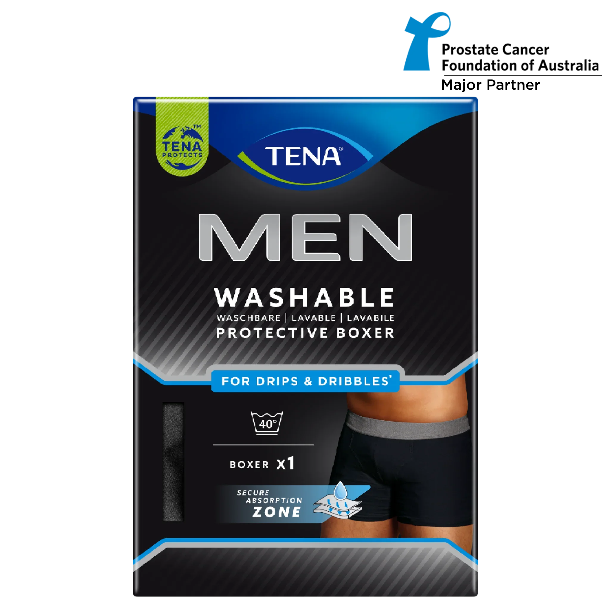 TENA | Men's Washable Protective Boxer