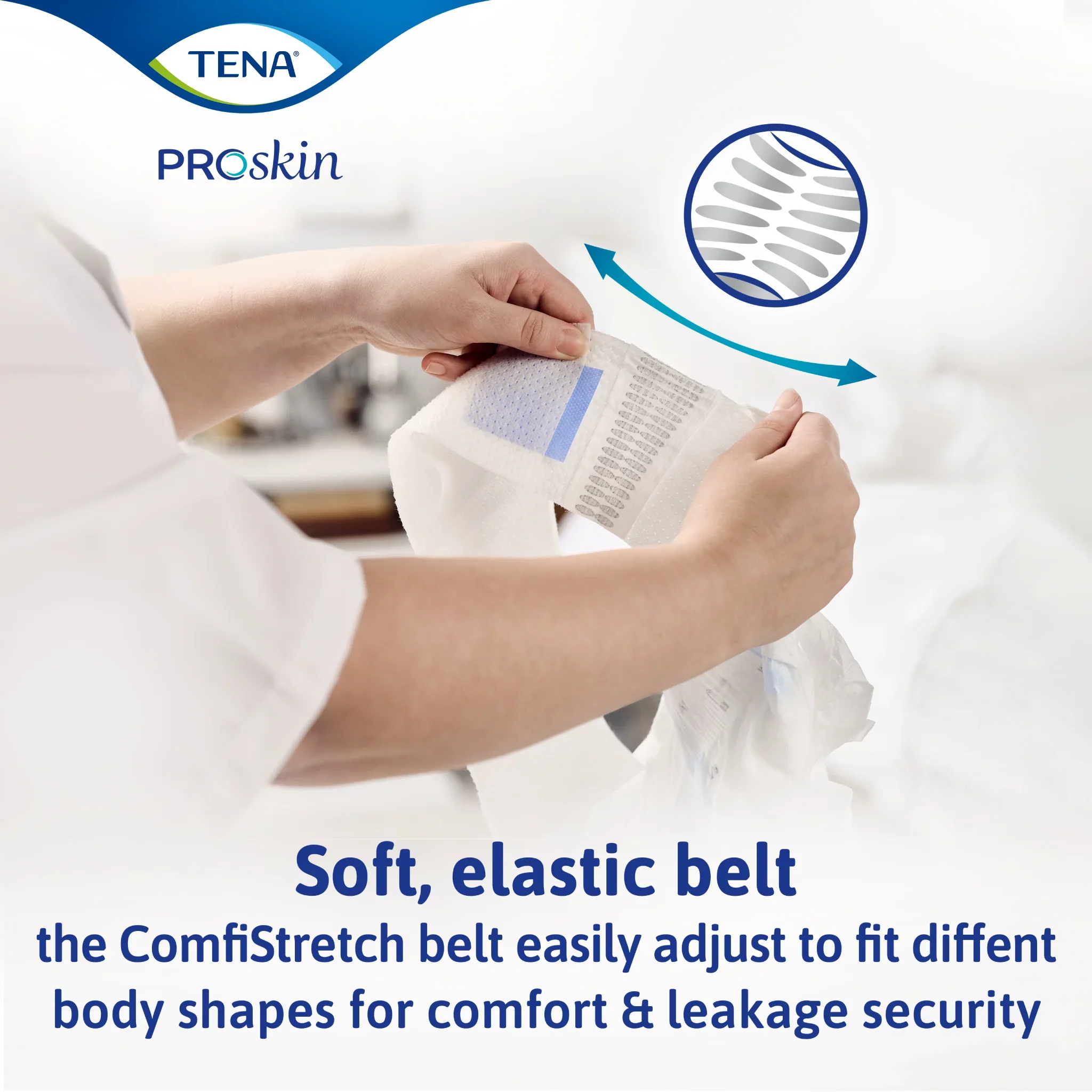 TENA | ProSkin Flex Super - Belted Incontinence Briefs