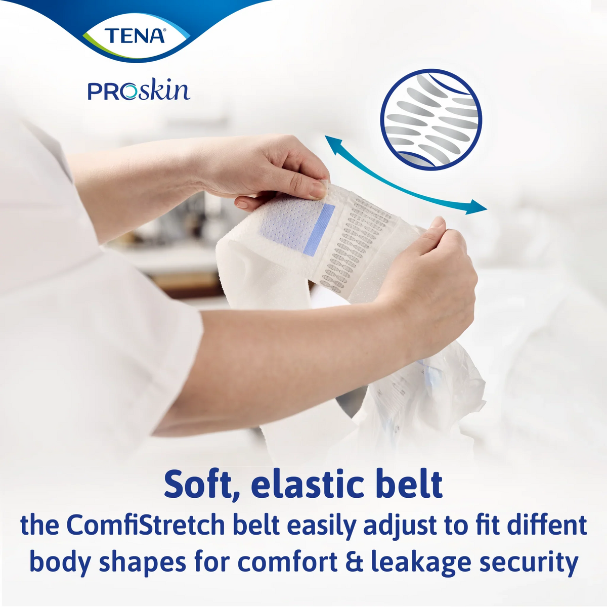 TENA | ProSkin Flex Super - Belted Incontinence Briefs – KEEPING