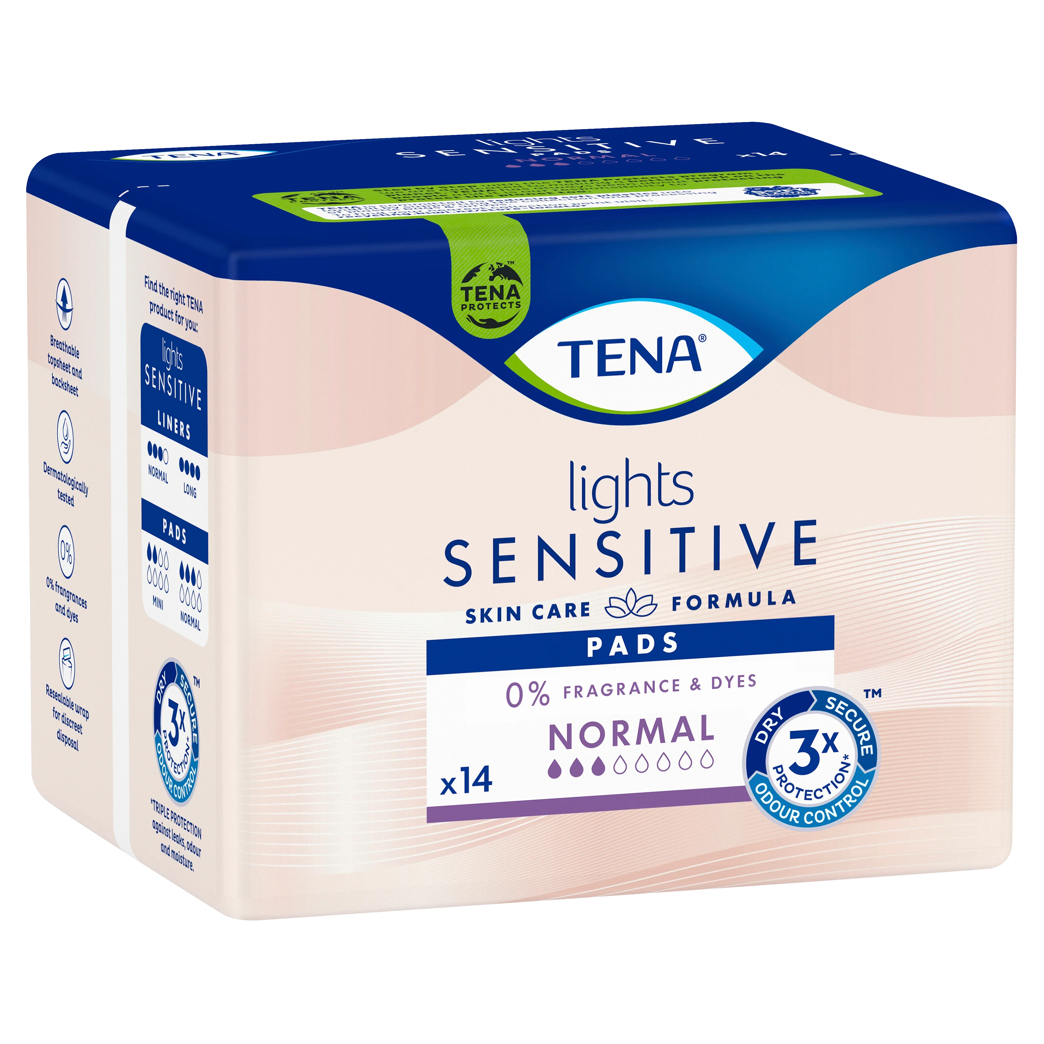 TENA | Lights Sensitive Pads Normal