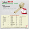 Tubular Form Elastic Support Compression Bandage, Flesh, Roll of 10m - All Sizes