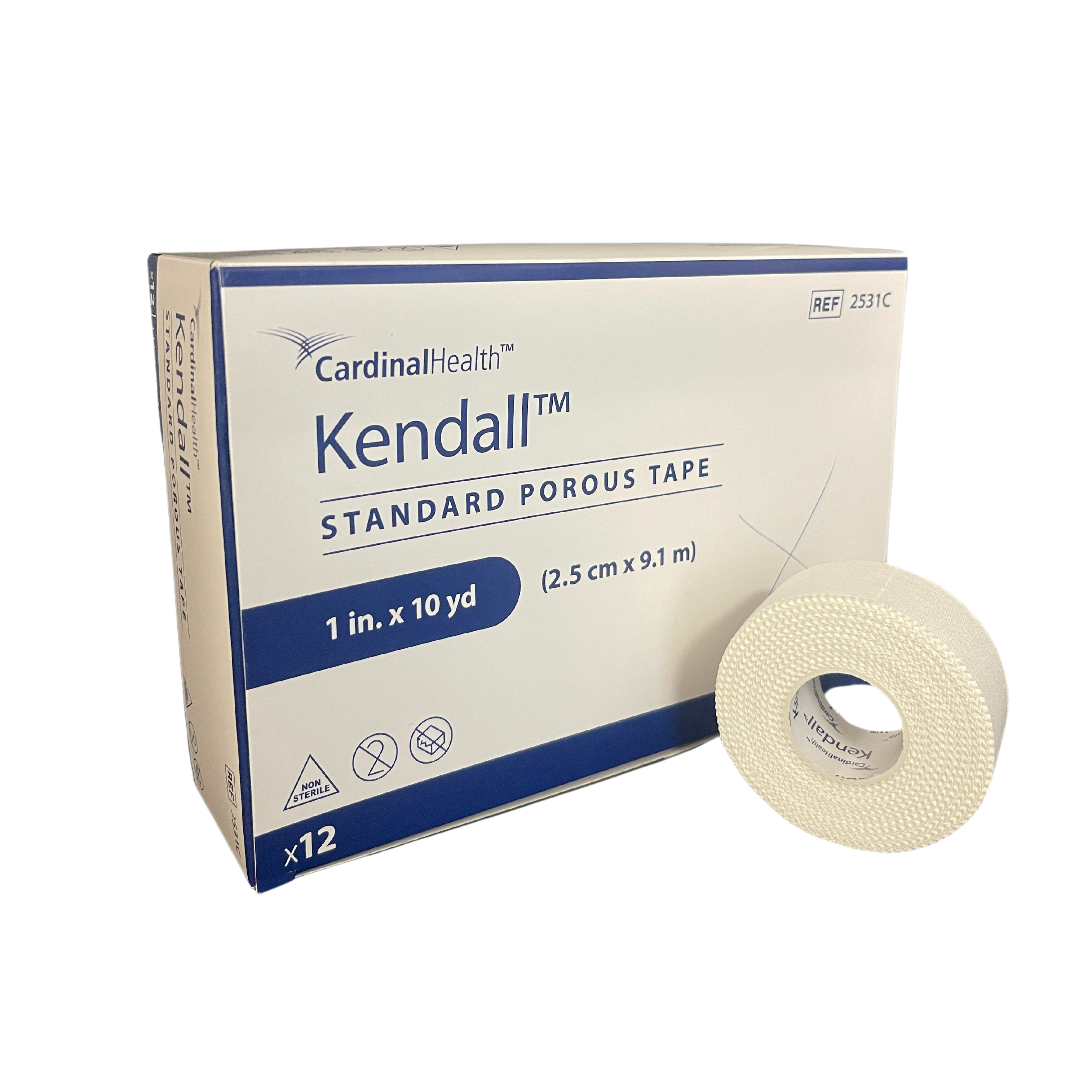 Covidien Kendall Standard Porous Tape Non-Sterile - (2.5cm x 9.1m - 5 ...
